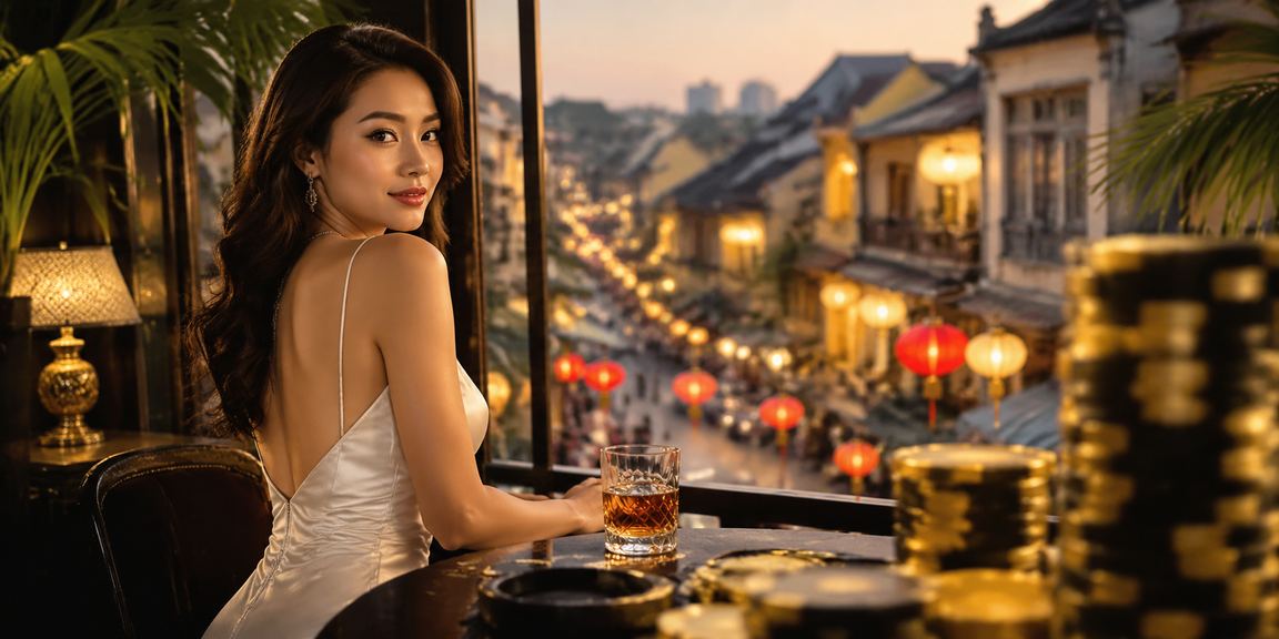 Người chơi bài tại quán cà phê Hà Nội kiểm tra giao dịch trên điện thoại