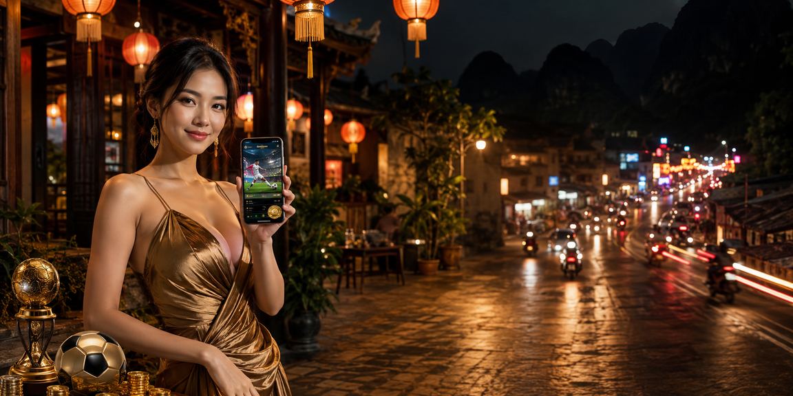 Người hâm mộ bóng đá xem trận đấu và đặt cược tại chợ đêm Ninh Bình